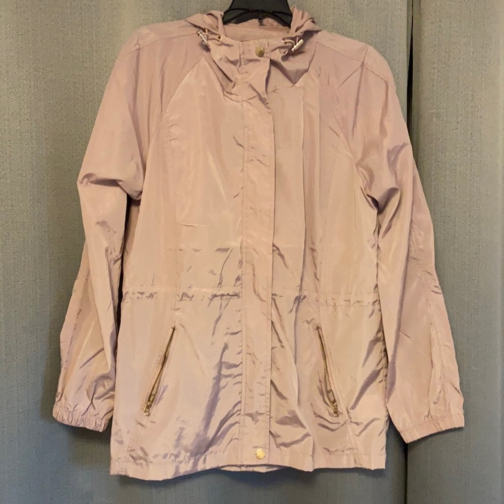 NWOT Light mauve windbreaker